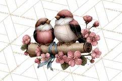 Birdsong Letters Clipart, Printable Love Letter PNG Product Image 2