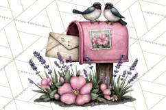 Birdsong Letters Clipart, Printable Love Letter PNG Product Image 4