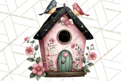 Birdsong Letters Clipart, Printable Love Letter PNG Product Image 3