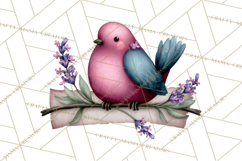Birdsong Letters Clipart, Printable Love Letter PNG Product Image 2