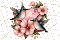 Birdsong Letters Clipart, Printable Love Letter PNG Product Image 4