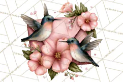 Birdsong Letters Clipart, Printable Love Letter PNG Product Image 4