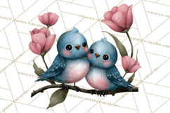 Birdsong Letters Clipart, Printable Love Letter PNG Product Image 5