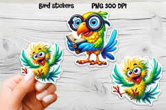 Funny bird sticker printable | Animal sticker PNG design Product Image 1