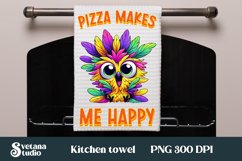 Funny bird kitchen towel | Kitchen towel quotes sublimation Product Image 1