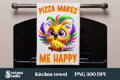 Funny bird kitchen towel | Kitchen towel quotes sublimation Product Image 1