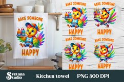 Funny bird kitchen towel | Kitchen towel quotes sublimation Product Image 1