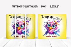 Funny bird tumbler wrap | Sarcastic bird quotes tumbler PNG Product Image 1