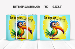 Funny bird tumbler wrap | Sarcastic bird quotes tumbler PNG Product Image 1