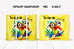 Funny bird tumbler wrap | Sarcastic bird quotes tumbler PNG Product Image 1