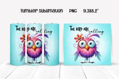 Funny bird tumbler wrap | Sarcastic bird quotes tumbler PNG Product Image 1