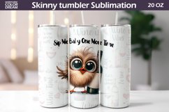 Funny Bird Tumbler Sublimation | Wine Tumbler Wrap Product Image 1