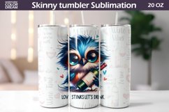 Funny Bird Tumbler Sublimation | Wine Tumbler Wrap Product Image 1