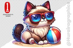 Birman Cat Clipart - PNG File Product Image 1