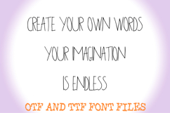 Biro Pen Doodle Handwriting Lettering ABC Font Typeface Product Image 3