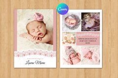 Birth Announcement Template Canva
