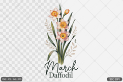 Birth Month Flower Watercolor Art Bundle Product Image 4