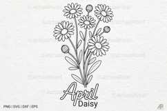 Birth Month Flowers SVG PNG Product Image 1
