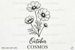 Birth Month Flowers SVG PNG Bundle Vol.2 Product Image 6