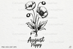 Birth Month Flowers SVG PNG Product Image 1