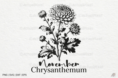 Birth Month Flowers SVG PNG Product Image 1