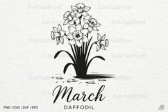 Birth Month Flowers SVG PNG Product Image 1