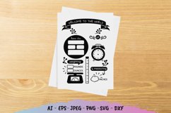 Birth Stats Template for Boy SVG Product Image 1