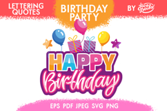 Birthday - Lettering Quote Product Image 1