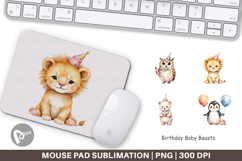 Mouse Pad Birthday Baby Beasts Product Image 1