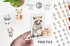 Birthday Baby Beasts Sticker Product Image 1