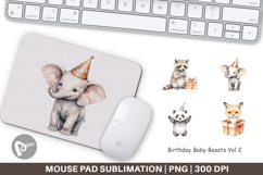 Mouse Pad Birthday Baby Beasts Product Image 1
