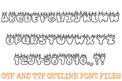 Birthday Cake Font Bubble Doodle Lettering Cartoon ABC OTF Product Image 2