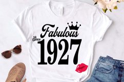Fabulous since 1927 birthday Svg, 94 Birthday svg, 94 Birthd Product Image 1