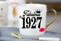 Fabulous since 1927 birthday Svg, 94 Birthday svg, 94 Birthd Product Image 3