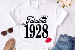Fabulous since 1928 birthday Svg, 93 Birthday svg, 93 Birthd Product Image 1