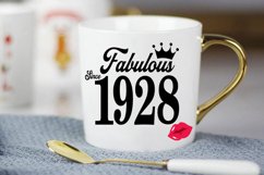 Fabulous since 1928 birthday Svg, 93 Birthday svg, 93 Birthd Product Image 3