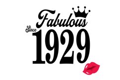 Fabulous since 1929 birthday Svg, 92 Birthday svg, 92 Birthd Product Image 2