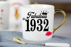 Fabulous since 1932 birthday Svg, 89 Birthday svg, 89 Birthd Product Image 3