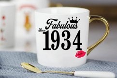Fabulous since 1934 birthday Svg, 87 Birthday svg, 87 Birthd Product Image 3