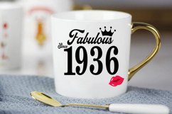 Fabulous since 1936 birthday Svg, 85 Birthday svg, 85 Birthd Product Image 3