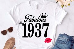 Fabulous since 1937 birthday Svg, 84 Birthday svg, 84 Birthd Product Image 1