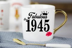 Fabulous since 1945 birthday Svg, 76 Birthday svg, 76 Birthd Product Image 3