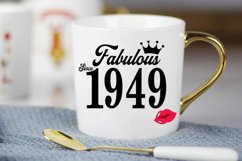 Fabulous since 1949 birthday Svg, 72 Birthday svg, 72 Birthd Product Image 2