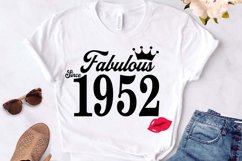 Fabulous since 1952 birthday Svg, 69 Birthday svg, 69 Birthd Product Image 1