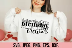 Birthday Crew SVG - Happy Birthday SVG - Birthday Squad Product Image 3