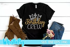 Birthday Queen Svg Birthday Squad Svg Birthday Crew Svg Product Image 7