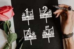 Papercut Birthday Cake Toppers, Children's 1 to 6 Years Product Image 3