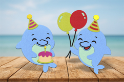 Cute Dolphin 3D SVG Product Image 4