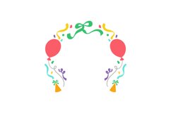 Birthday Frame SVG Cut File Product Image 1