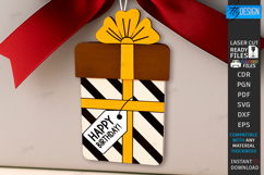 Birthday Gift Card Laser Cut | Happy Birthday Greeting Card Product Image 1